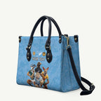 Custom Rugby Southern Hemisphere Leather Bag Argentina AUNZ South Africa Mascot Blue - Aussie Hoodie