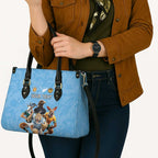 Custom Rugby Southern Hemisphere Leather Bag Argentina AUNZ South Africa Mascot Blue - Aussie Hoodie