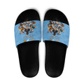Custom Rugby Southern Hemisphere Slide Sandals Argentina AUNZ South Africa Mascot Blue - Aussie Hoodie