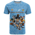 Custom Rugby Southern Hemisphere T Shirt Argentina AUNZ South Africa Mascot Blue - Aussie Hoodie