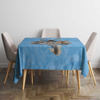 Custom Rugby Southern Hemisphere Tablecloth Argentina AUNZ South Africa Mascot Blue - Aussie Hoodie