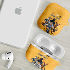Custom Rugby Southern Hemisphere AirPods Case Argentina AUNZ South Africa Mascot Gold - Aussie Hoodie