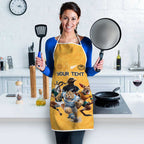 Custom Rugby Southern Hemisphere Apron Argentina AUNZ South Africa Mascot Gold - Aussie Hoodie