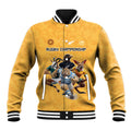 Custom Rugby Southern Hemisphere Baseball Jacket Argentina AUNZ South Africa Mascot Gold - Aussie Hoodie