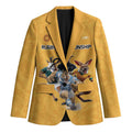 Custom Rugby Southern Hemisphere Blazer Argentina AUNZ South Africa Mascot Gold - Aussie Hoodie