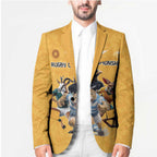 Custom Rugby Southern Hemisphere Blazer Argentina AUNZ South Africa Mascot Gold - Aussie Hoodie