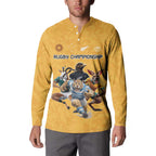 Custom Rugby Southern Hemisphere Button Sweatshirt Argentina AUNZ South Africa Mascot Gold - Aussie Hoodie