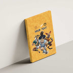 Custom Rugby Southern Hemisphere Canvas Wall Art Argentina AUNZ South Africa Mascot Gold - Aussie Hoodie