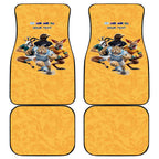 Custom Rugby Southern Hemisphere Car Mats Argentina AUNZ South Africa Mascot Gold - Aussie Hoodie