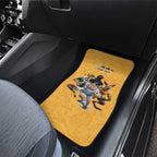 Custom Rugby Southern Hemisphere Car Mats Argentina AUNZ South Africa Mascot Gold - Aussie Hoodie