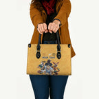Custom Rugby Southern Hemisphere Leather Bag Argentina AUNZ South Africa Mascot Gold - Aussie Hoodie