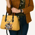 Custom Rugby Southern Hemisphere Leather Bag Argentina AUNZ South Africa Mascot Gold - Aussie Hoodie