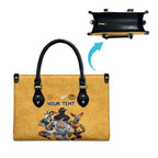 Custom Rugby Southern Hemisphere Leather Bag Argentina AUNZ South Africa Mascot Gold - Aussie Hoodie