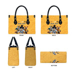 Custom Rugby Southern Hemisphere Leather Bag Argentina AUNZ South Africa Mascot Gold - Aussie Hoodie