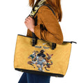 Custom Rugby Southern Hemisphere Leather Tote Bag Argentina AUNZ South Africa Mascot Gold - Aussie Hoodie