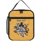 Custom Rugby Southern Hemisphere Lunch Bag Argentina AUNZ South Africa Mascot Gold
