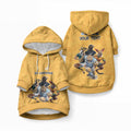 Custom Rugby Southern Hemisphere Pet Hoodie Argentina AUNZ South Africa Mascot Gold