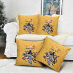 Custom Rugby Southern Hemisphere Pillow Cover Argentina AUNZ South Africa Mascot Gold - Aussie Hoodie