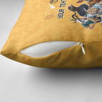 Custom Rugby Southern Hemisphere Pillow Cover Argentina AUNZ South Africa Mascot Gold - Aussie Hoodie