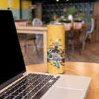 Custom Rugby Southern Hemisphere Skinny Tumbler Argentina AUNZ South Africa Mascot Gold - Aussie Hoodie