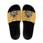 Custom Rugby Southern Hemisphere Slide Sandals Argentina AUNZ South Africa Mascot Gold - Aussie Hoodie