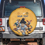 Custom Rugby Southern Hemisphere Spare Tire Cover Argentina AUNZ South Africa Mascot Gold - Aussie Hoodie
