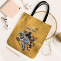 Custom Rugby Southern Hemisphere Tote Bag Argentina AUNZ South Africa Mascot Gold - Aussie Hoodie