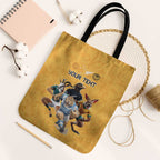 Custom Rugby Southern Hemisphere Tote Bag Argentina AUNZ South Africa Mascot Gold - Aussie Hoodie