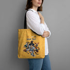 Custom Rugby Southern Hemisphere Tote Bag Argentina AUNZ South Africa Mascot Gold - Aussie Hoodie