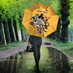 Custom Rugby Southern Hemisphere Umbrella Argentina AUNZ South Africa Mascot Gold - Aussie Hoodie