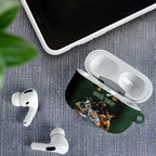 Custom Rugby Southern Hemisphere AirPods Case Argentina AUNZ South Africa Mascot Green - Aussie Hoodie