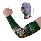 Custom Rugby Southern Hemisphere Arm Sleeves Argentina AUNZ South Africa Mascot Green - Aussie Hoodie
