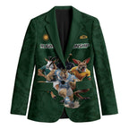 Custom Rugby Southern Hemisphere Blazer Argentina AUNZ South Africa Mascot Green - Aussie Hoodie