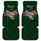 Custom Rugby Southern Hemisphere Car Mats Argentina AUNZ South Africa Mascot Green - Aussie Hoodie