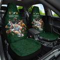 Custom Rugby Southern Hemisphere Car Seat Cover Argentina AUNZ South Africa Mascot Green - Aussie Hoodie
