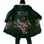 Custom Rugby Southern Hemisphere Cloak Argentina AUNZ South Africa Mascot Green - Aussie Hoodie