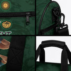 Custom Rugby Southern Hemisphere Duffle Bag Argentina AUNZ South Africa Mascot Green