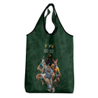 Custom Rugby Southern Hemisphere Grocery Bag Argentina AUNZ South Africa Mascot Green - Aussie Hoodie