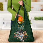 Custom Rugby Southern Hemisphere Grocery Bag Argentina AUNZ South Africa Mascot Green - Aussie Hoodie
