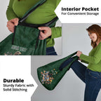 Custom Rugby Southern Hemisphere Grocery Bag Argentina AUNZ South Africa Mascot Green - Aussie Hoodie