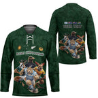 Custom Rugby Southern Hemisphere Hockey Jersey Argentina AUNZ South Africa Mascot Green - Aussie Hoodie