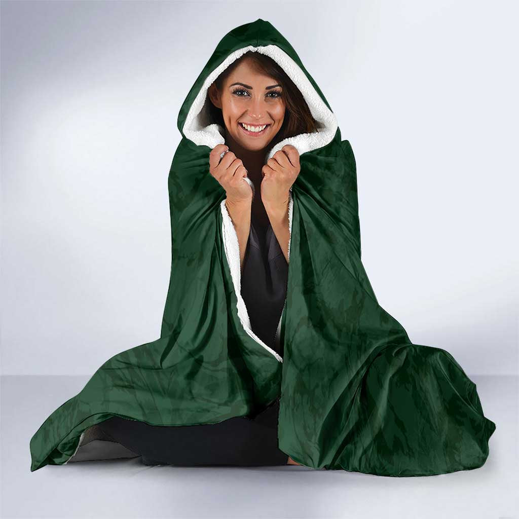 Custom Rugby Southern Hemisphere Hooded Blanket Argentina AUNZ South Africa Mascot Green - Aussie Hoodie