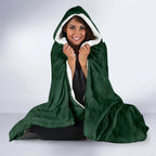 Custom Rugby Southern Hemisphere Hooded Blanket Argentina AUNZ South Africa Mascot Green - Aussie Hoodie