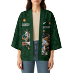 Custom Rugby Southern Hemisphere Kimono Argentina AUNZ South Africa Mascot Green - Aussie Hoodie