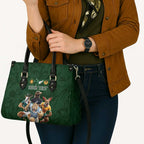 Custom Rugby Southern Hemisphere Leather Bag Argentina AUNZ South Africa Mascot Green - Aussie Hoodie