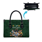 Custom Rugby Southern Hemisphere Leather Bag Argentina AUNZ South Africa Mascot Green - Aussie Hoodie