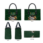 Custom Rugby Southern Hemisphere Leather Bag Argentina AUNZ South Africa Mascot Green - Aussie Hoodie