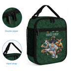Custom Rugby Southern Hemisphere Lunch Bag Argentina AUNZ South Africa Mascot Green