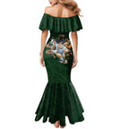 Custom Rugby Southern Hemisphere Mermaid Dress Argentina AUNZ South Africa Mascot Green - Aussie Hoodie