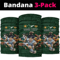 Custom Rugby Southern Hemisphere Neck Gaiter Argentina AUNZ South Africa Mascot Green - Aussie Hoodie